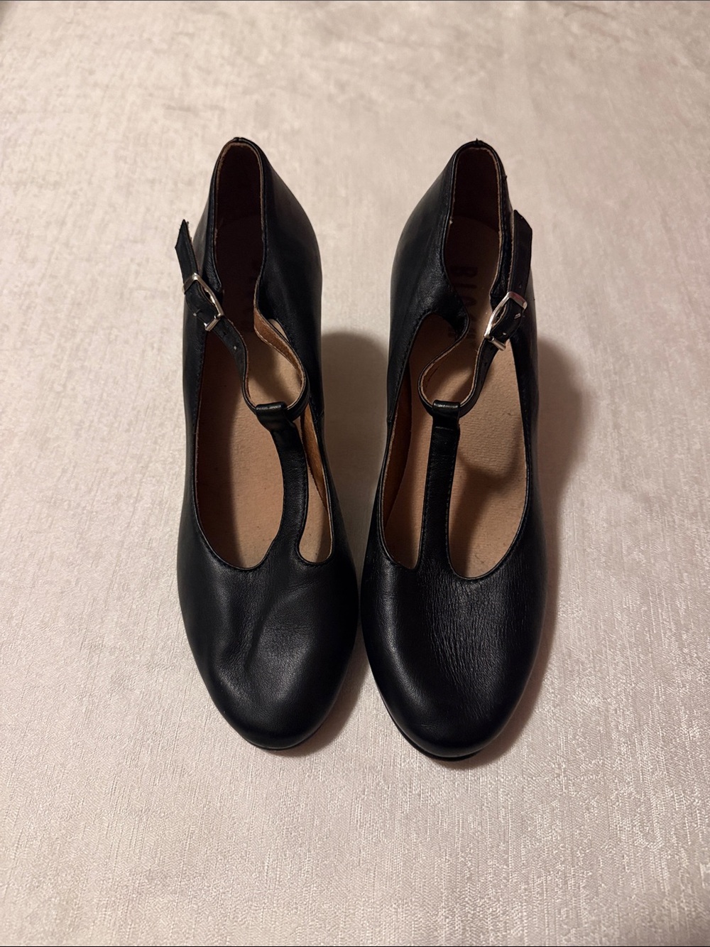 Bloch Classic Black T-Strap Women's Pumps